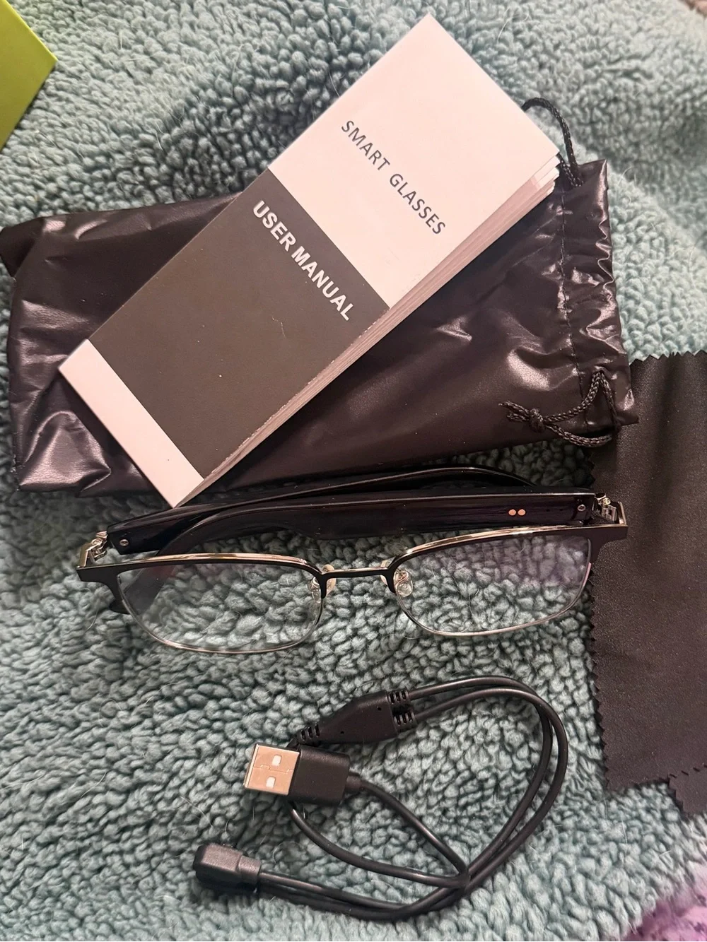 Glasses with Wireless Headset